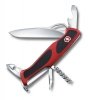 Scyzoryk Victorinox Delemont RangerGrip 61 - Blokowane ostrze, 11 funkcji, z korkociągiem i otwieraczem do puszek, do survivalu i majsterkowania - 130 mm - Victorinox